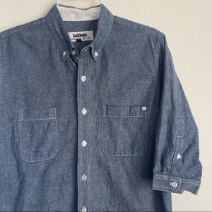 Baldwin Button Down Mid Sleeve Chest Pocket Shirt